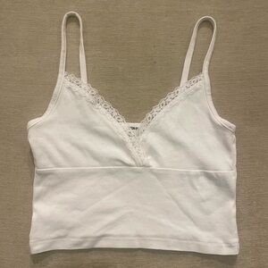 Cotton On plain white tank top